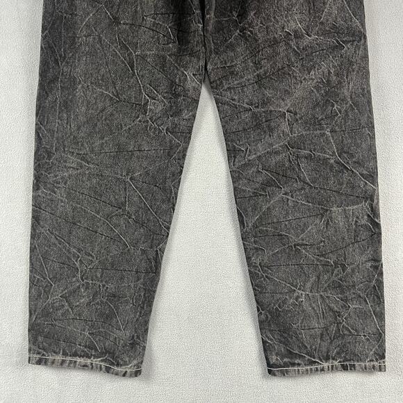 Ninth Hall Ambush Jeans Mens 32 Black Eagle Snake Baggy Wide Leg Hip Hop Y2K - Picture 8 of 14